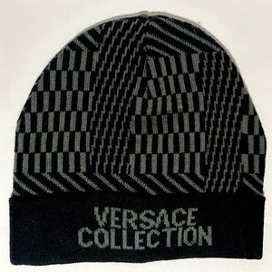 Versace Collection beanie cap NWT Authenticated.